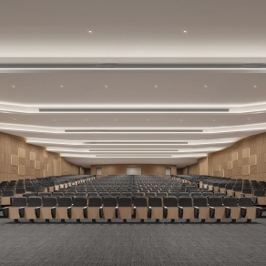 现代报告厅3D模型下载